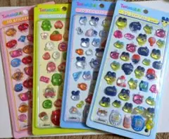 売り尽くしsale！ ③たまごっち　3Dステッカー　4枚　4種　ボンドロ