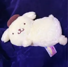 サンリオ☆ポムポムプリン動くおやすみぬいぐるみ☆すやすや寝言