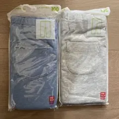 UNIQLO レギンス　100 10分丈　2点セット