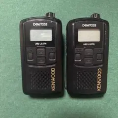 KENWOOD UBZ-LS27R トランシーバー 2個セットのサムネイル