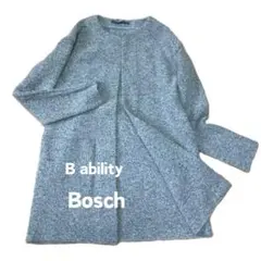 ボッシュ B ability Bosch ウール アウター ノーカラージャケット