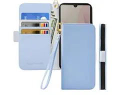 Sony Xperia Ace III用手帳型ケース　カード収納　ブルー