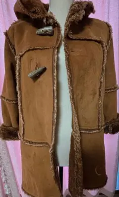 フード付きムートンコート 140 カステルバジャック