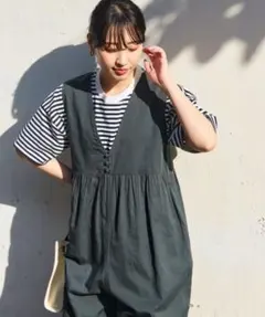 FREAK'S STORE インド 2way ギャザー オールインワン