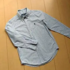 ラルフローレン 140サイズ 長袖 ボタンダウン シャツ