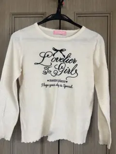 Mezzo Piano ホワイトセーター S