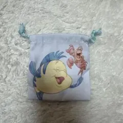 ディズニー リトルマーメイド ポーチ　フランダー　巾着