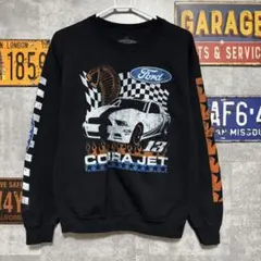 Ford COBRA JET スウェット ブラック フォード モータースポーツ