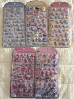 コットンパフィ　サンリオ5点セット