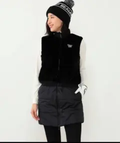 BEAMS GOLF ベストワンピース ブラック