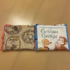 おさるのジョージ　エコバッグ　2組セット