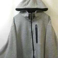 RUSSELL ラッセル ビッグサイズ フルジップパーカー グレー 2XL 古着