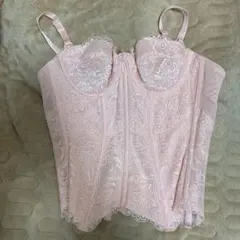 ダイアナ コルセットC65 グレイスピンク レース[説明必読] 美品