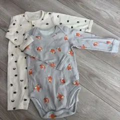 UNIQLO キツネ　ロンパース