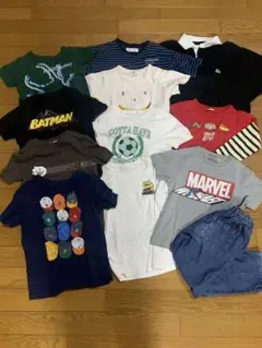 キッズ Tシャツ　パンツ　まとめ売り 12点セット　120cmのサムネイル