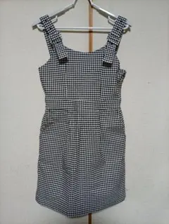 ギンガムチェック キャミソールドレス