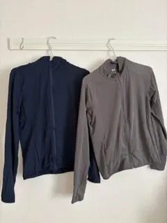 UNIQLO エアリズム　UVパーカー Mサイズ 2色セット