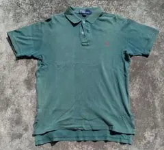 【人気色】 90s ポロラルフローレン ポロシャツ グリーン