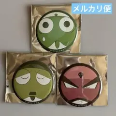 ケロロ軍曹　お顔缶バッジ　ケロロ・ケロロ父・ギロロ父のサムネイル