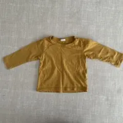 ベビーTシャツ　サイズ90 マスタードイエロー