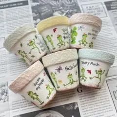 ☆15リメイク鉢 2号鉢 リメ鉢 多肉植物 鉢セット 6鉢セット