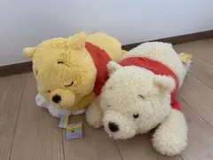 【タグ付き】Disney くまのプーさん ぬいぐるみ 2種セット
