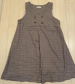 earth music & ecology チェック柄 ワンピース