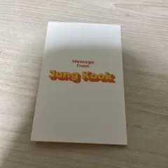 BTS butter ジョンググ　ググ　メッセージカード