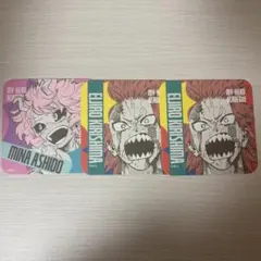 僕のヒーローアカデミア 原画展 アートコースター 芦戸三奈 切島鋭児郎