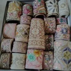 ひ*ん様 2　インド刺繍リボン50cm　20本セット