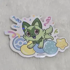 韓国限定 ポケモン 30周年 ステッカー ニャオハ 1枚のサムネイル