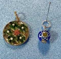 ハンドメイドペンダントトップ（ミルフィオリ）