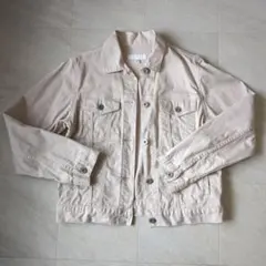 ユニクロ◎ピンクベージュ デニムジャケット