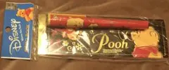 非売品　新品未開封　約20年前の物　プーさん　ボールペン＋メモ帳　セット　赤黒