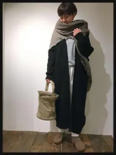 ジャーナルスタンダード  ラックス    ロングカーディガン   ブラック