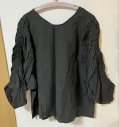 AMERICAN HOLIC ギャザースリーブブラウス ボリューム袖 トレンド