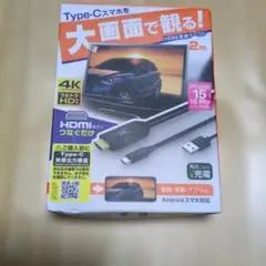 Type-C HDMI変換ケーブル 2m 4K対応