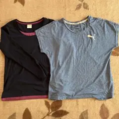 PUMA 半袖Tシャツと長袖Tシャツセット　2枚セット