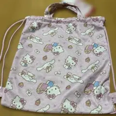 ハローキティ ナップザック ピンク　かばん