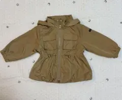 【プティマイン】ウィンドブレーカー ベージュ90cm