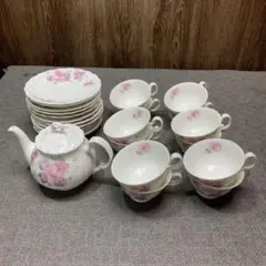 ノリタケ スタジオコレクション 9849 花柄ティセット珈琲紅茶兼用