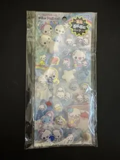 ピカプニシール ぷくぷくあわわちゃん 蓄光 光るぷにぷにパーツ付き【正規品】