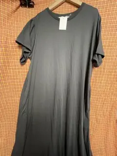 AMERICAN HOLIC 半袖シャツワンピース M/L チャコールグレー