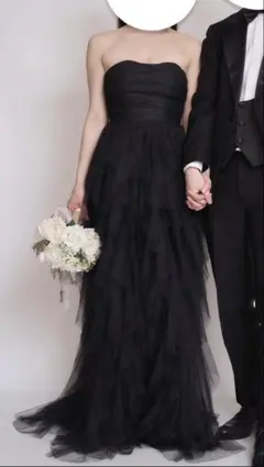 ウェディングドレス　ブラックドレス　披露宴・前撮り