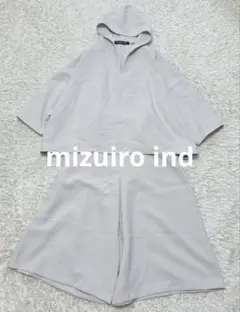 ✨美品✨ミズイロインド セットアップ フーディー ワイドパンツ　ショートパンツ