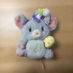 ディズニーシー ティンカーベル チーズ ネズミ ぬいぐるみキーホルダー
