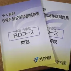 2026年最新】浜学園 小6 志望校別特訓問題集の人気アイテム - メルカリ