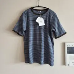mysa closet ボーダー ヘンリーネック カットソー