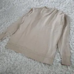 UNIQLO U ユニクロ ニット ミドルゲージ モック ネック セーター L