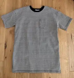 AMERICANHOLIC ストライプ 半袖Tシャツ 綿100%